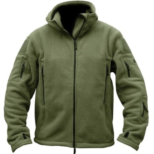 Custom Tactical Fleece Hoodie with Thumb-Holes and Pockets