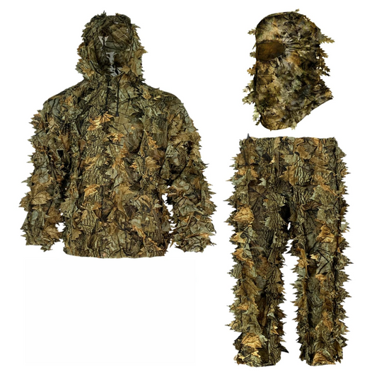 3D Leafy Ghillie Suit – Ultra-Quiet Camouflage