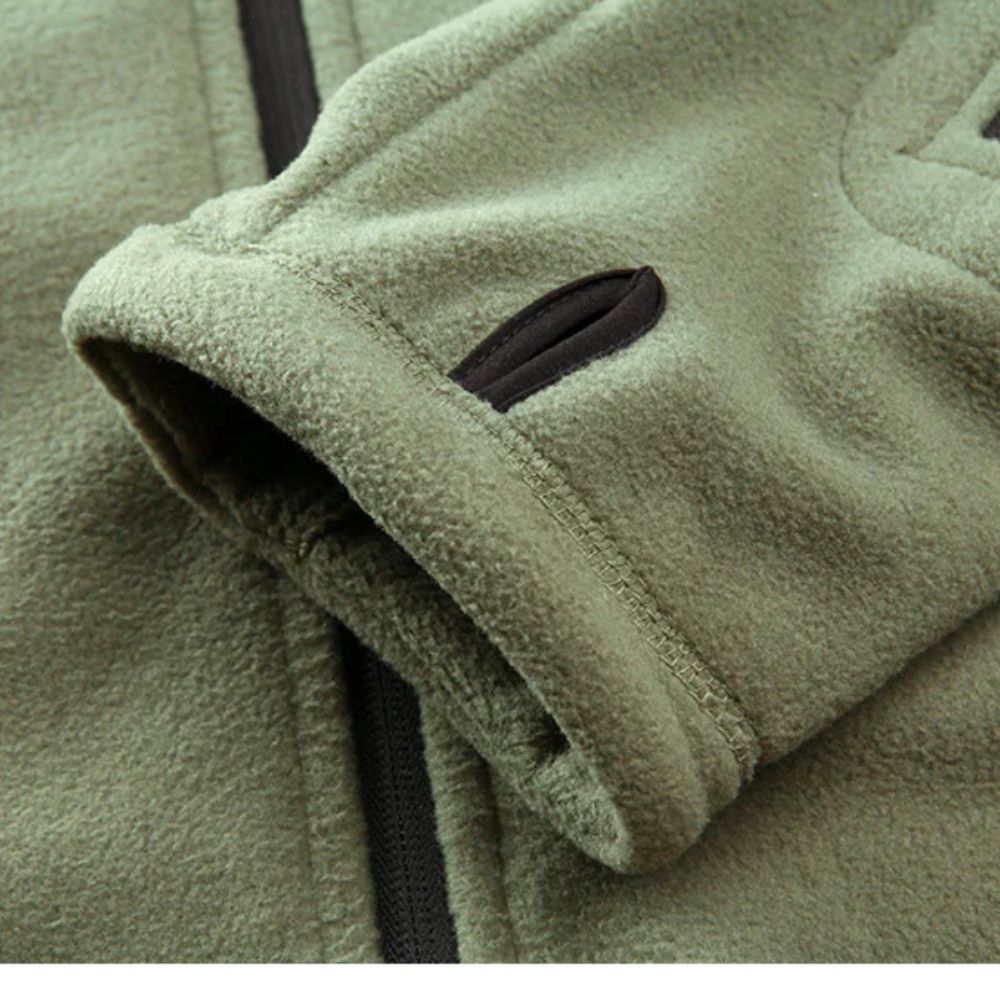Custom Tactical Fleece Hoodie with Thumb-Holes and Pockets