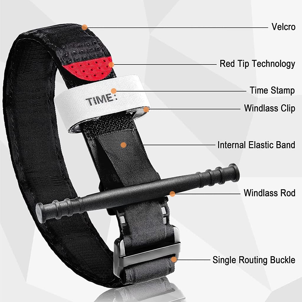 Adjustable Survival Tourniquet – Durable & Reusable First Aid Tool