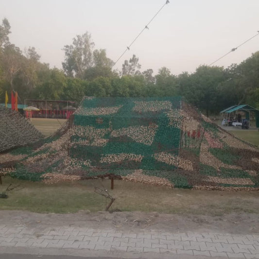 Military Camo Mesh Netting - Woodland - Made-to-Order to your required Size