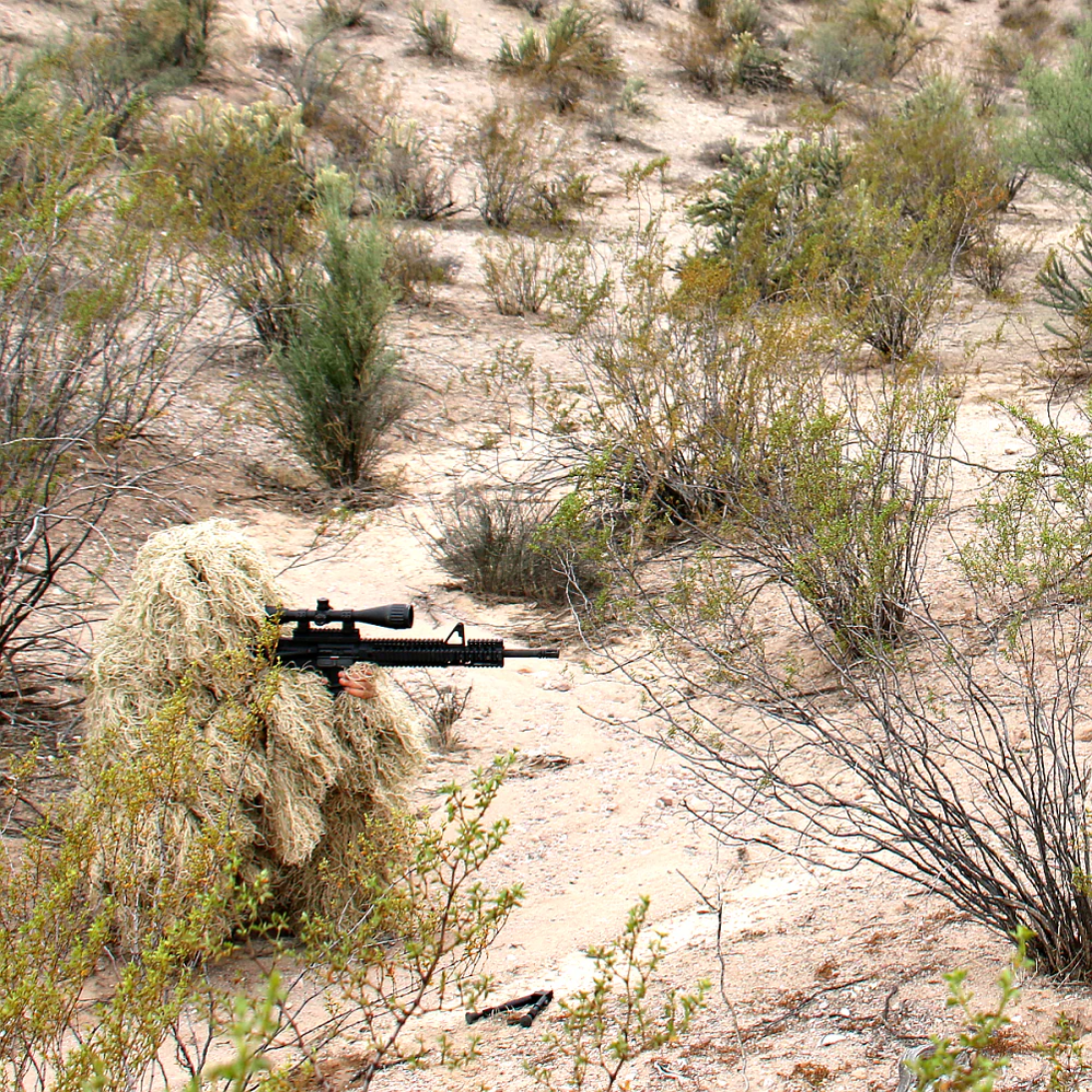 Blue Army Desert Sniper Ghillie Suit – Full Body Camo