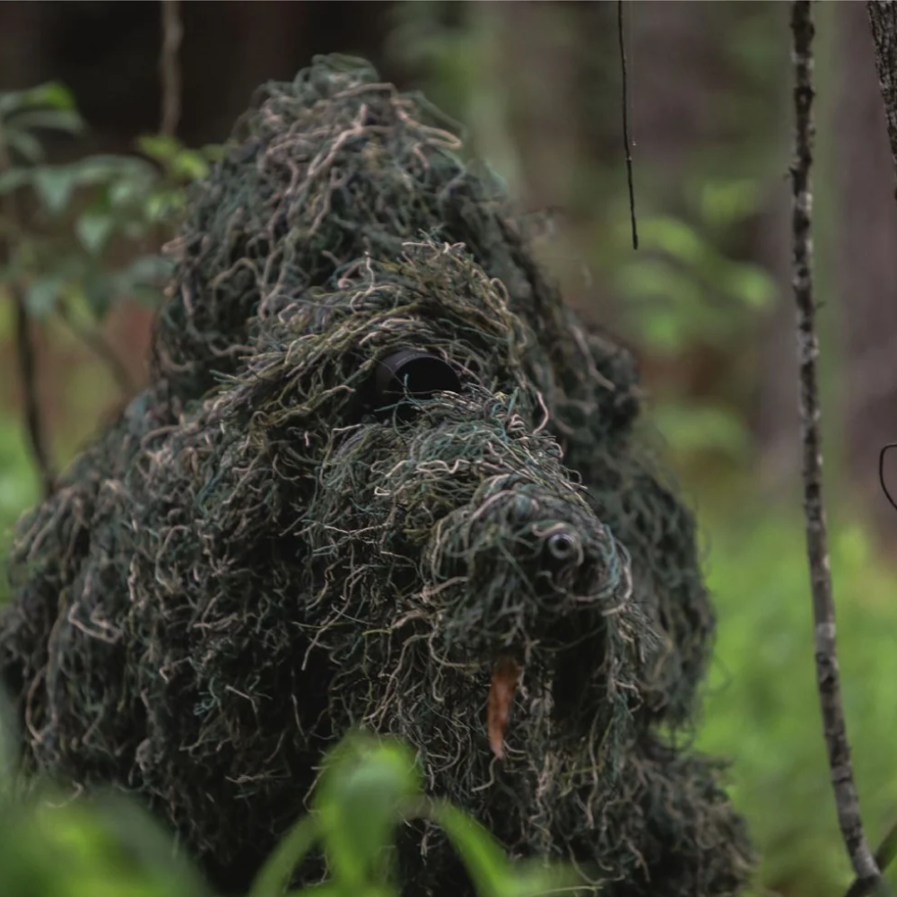 Blue Army Forest Ghillie Suit – 3D Camouflage for Hunting, Airsoft & Tactical Use