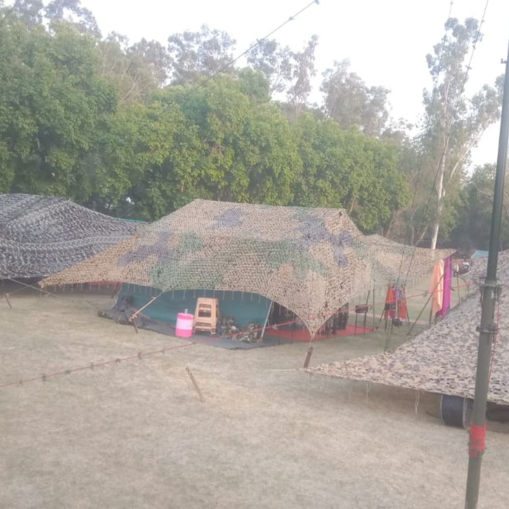 Military Camo Mesh Netting - Woodland - Made-to-Order to your required Size