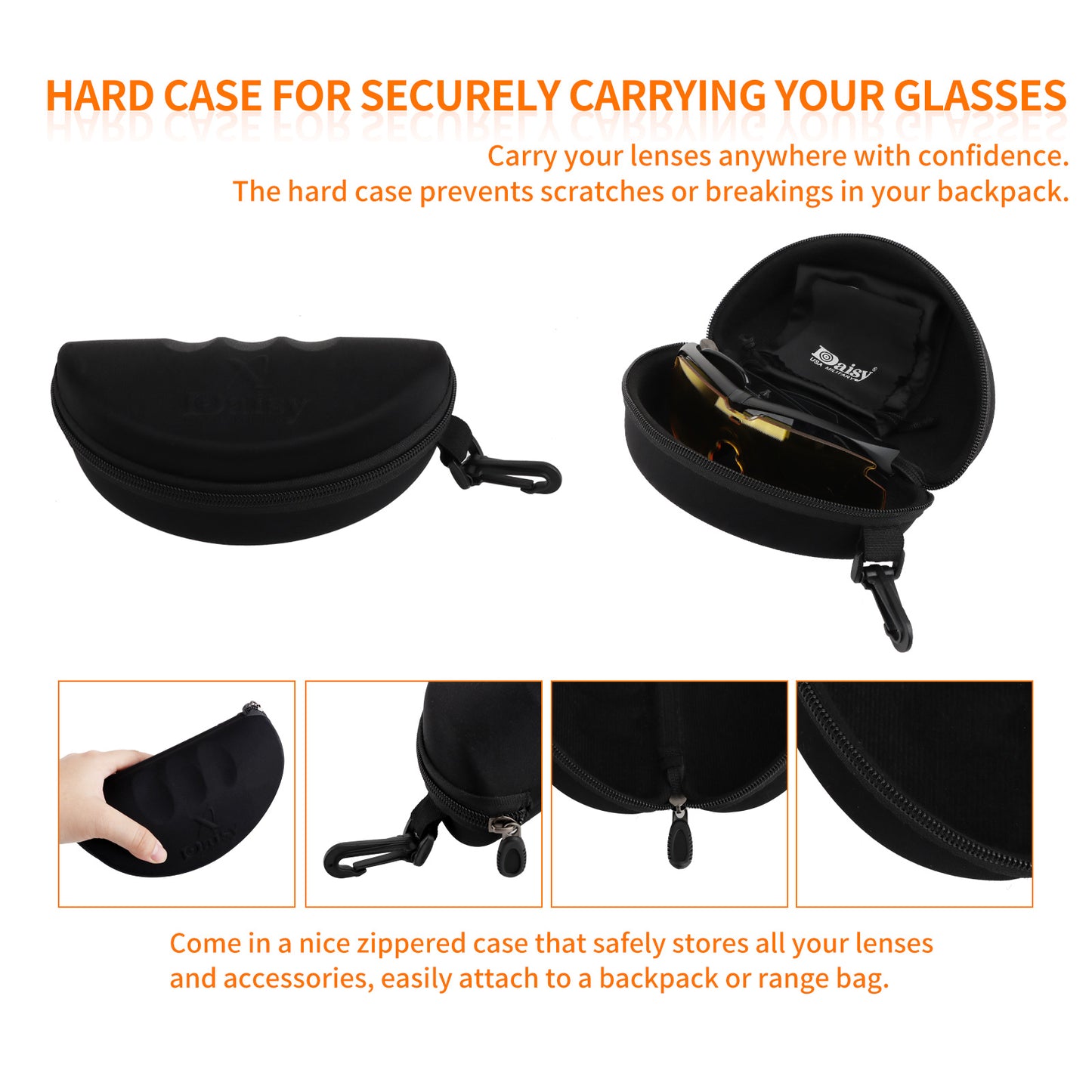TR90 Tactical Eyewear – Matte Black with Multi-Lens Kit
