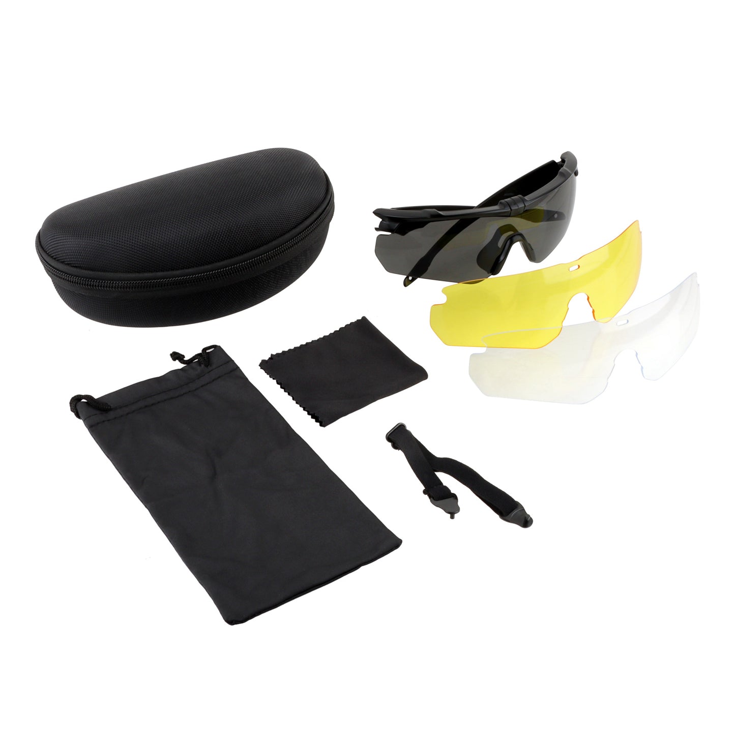 Blue Army Modular Shooting Glasses – UV + Impact Protection