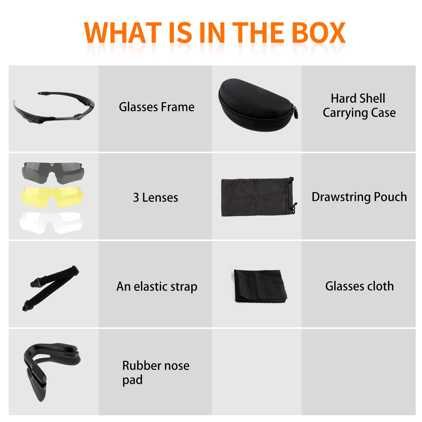 Blue Army Modular Shooting Glasses – UV + Impact Protection