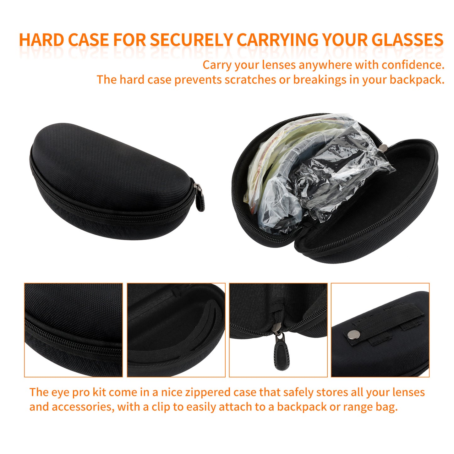 Blue Army Modular Shooting Glasses – UV + Impact Protection