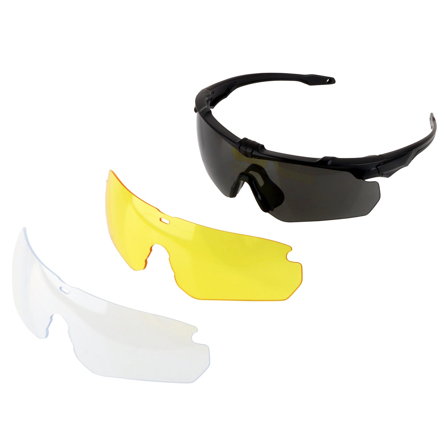 Blue Army Modular Shooting Glasses – UV + Impact Protection