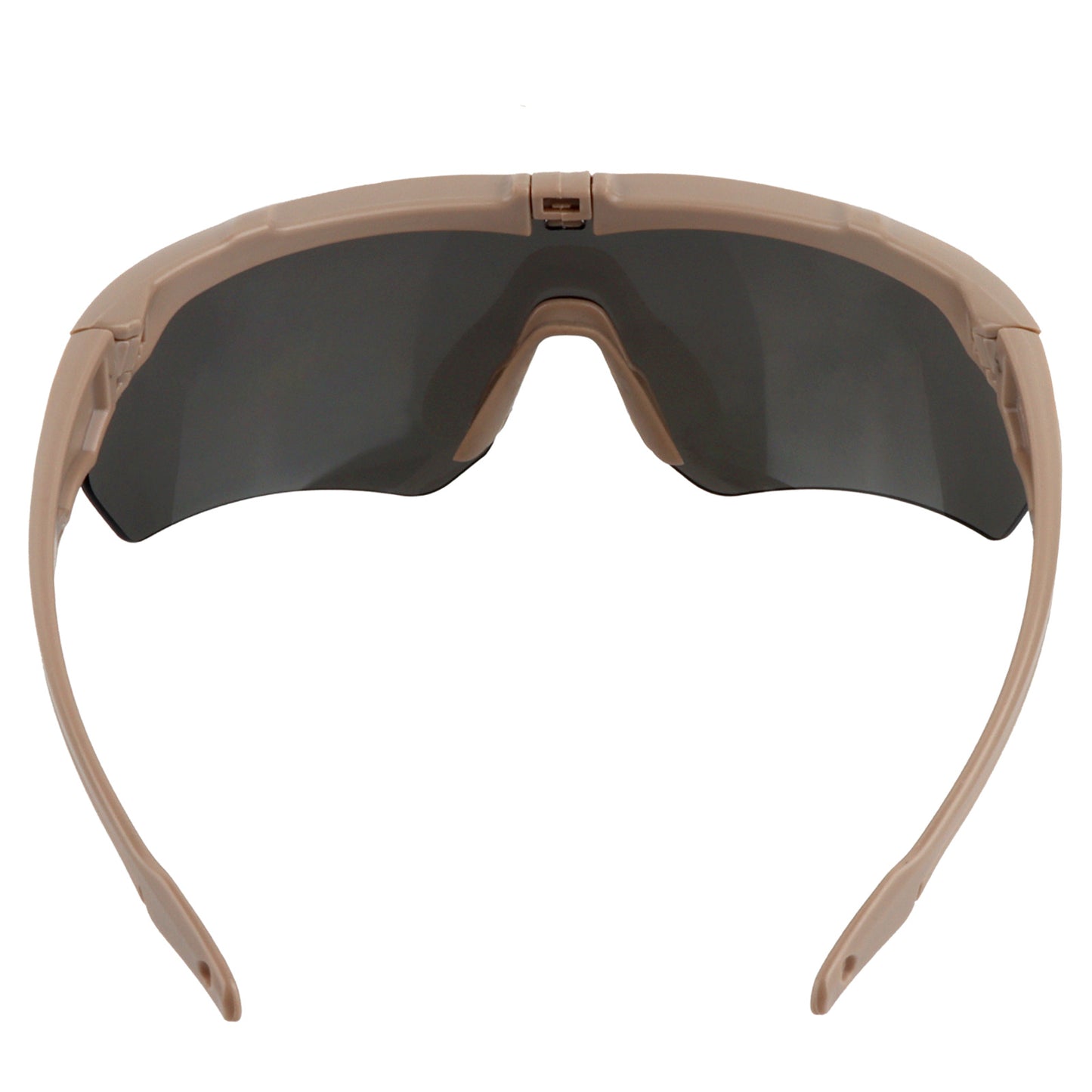 Desert-Tan Tactical Sunglasses – 3 Lens Interchangeable