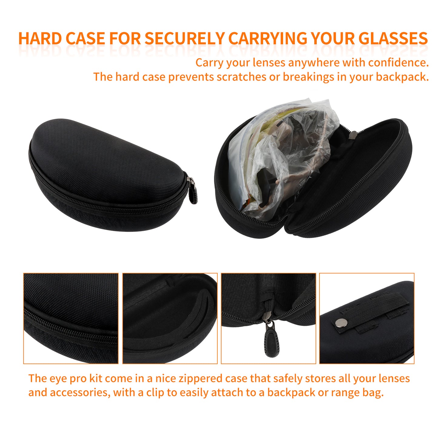 Desert-Tan Tactical Sunglasses – 3 Lens Interchangeable