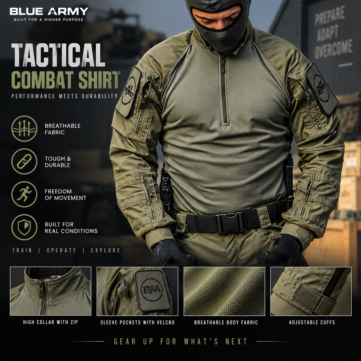 WARRIOR TACTICAL COMBAT T-SHIRT