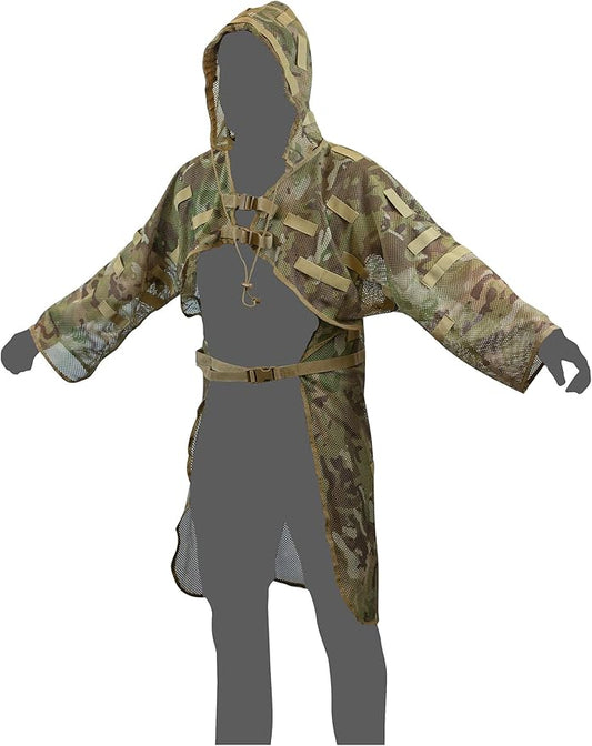 Blue Army Camo Concealment Coat