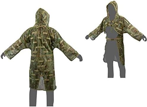 Blue Army Camo Concealment Coat