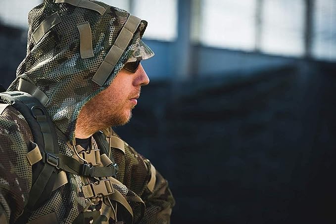 Blue Army Camo Concealment Coat