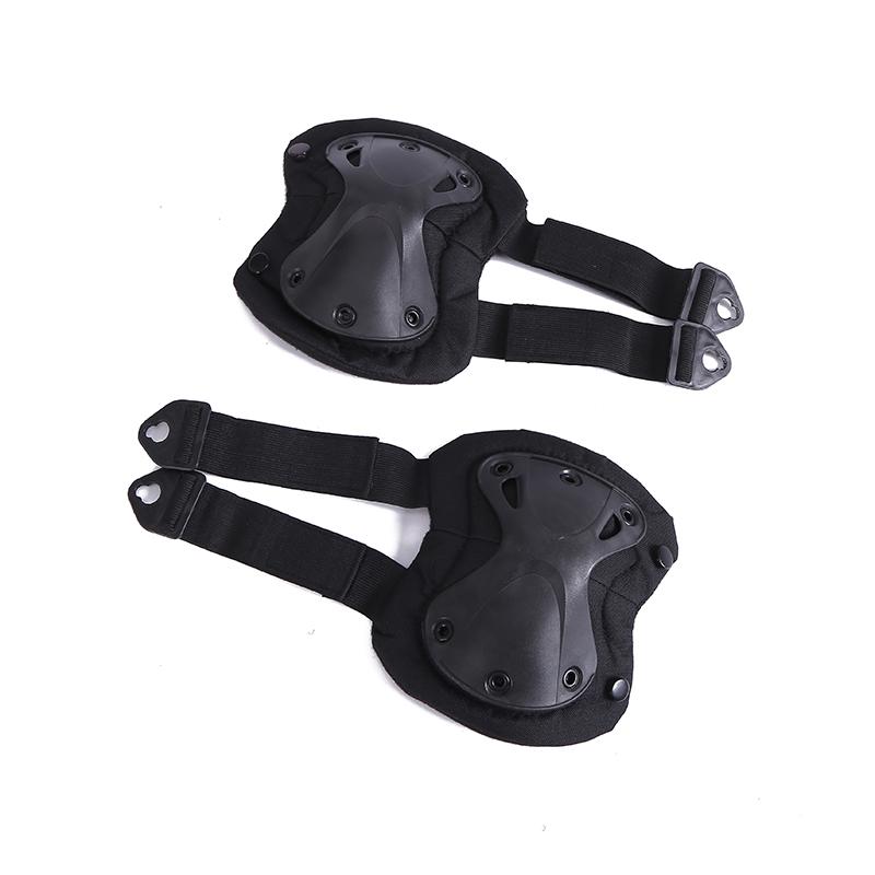 Blue Army Knee and Elbow Pads Set - Gel-Enhanced EVA Protection