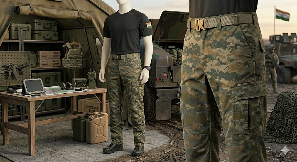 Military Style Cargo Pants for Outdoor & Tactical Use
