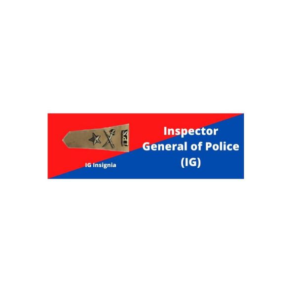 STATE POLICE RANK SET