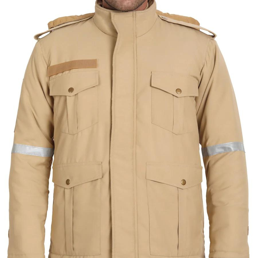 Khaki 2025 police jacket