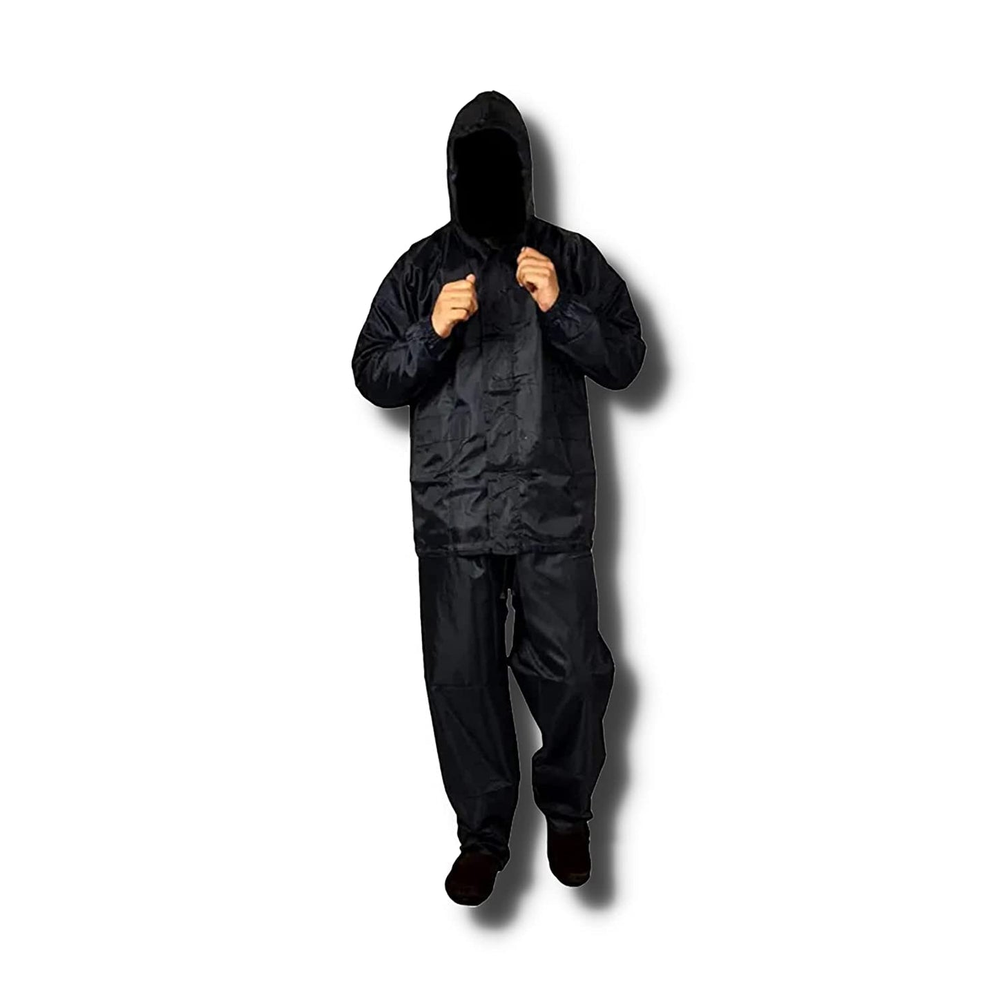 Rain Coat for Men Waterproof Raincoat with Pants Polyester Rain Coat For Men Bike Rain Suit Rain Jacket Suit Mobile Pocket with Storage Bag