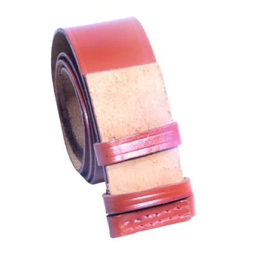 BROWN/TAN LEATHER UNIFORM BELT