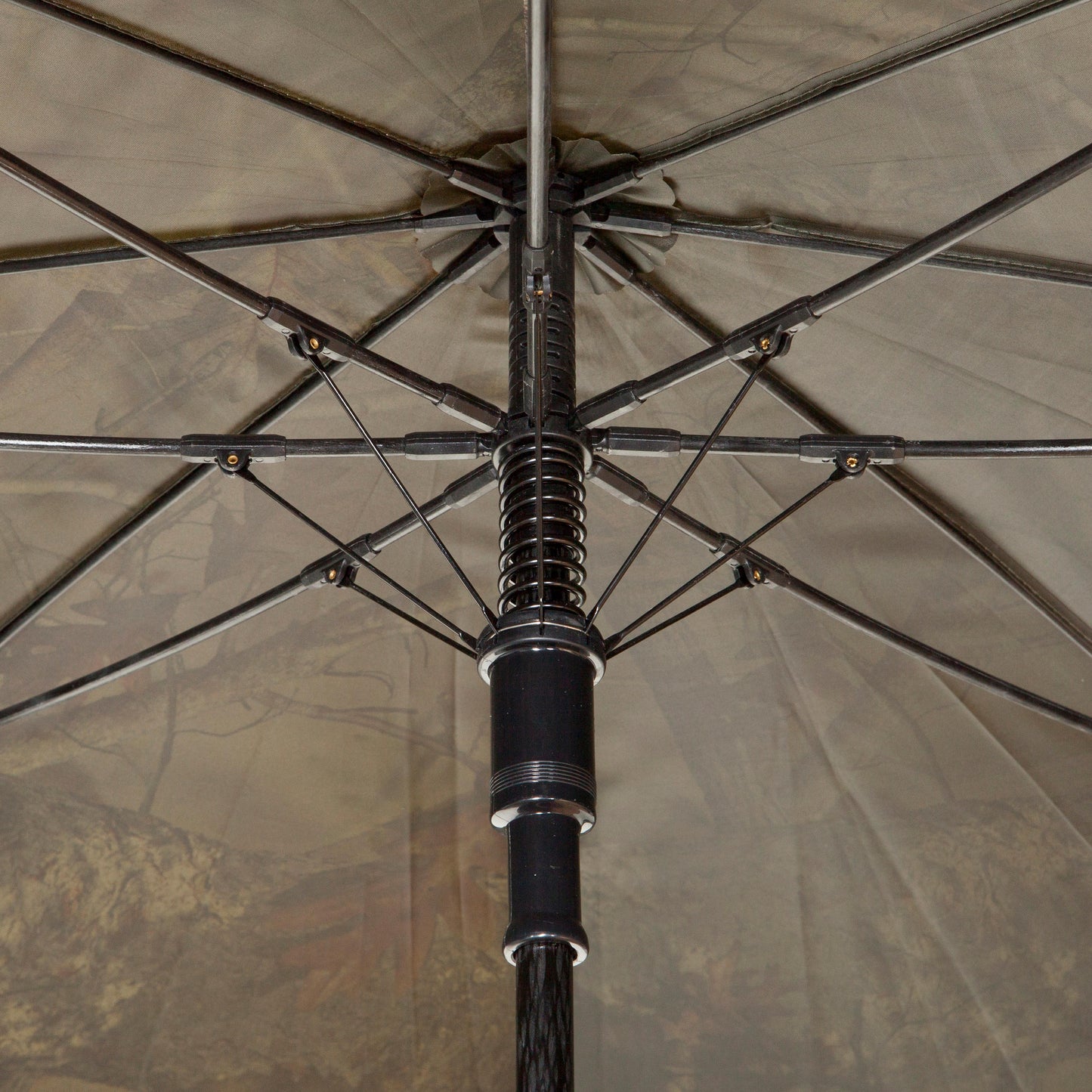 Heavy-Duty Brown Camouflage Umbrella