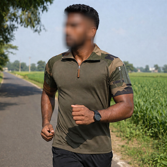 Men’s Camo-Sleeve Training T-Shirt