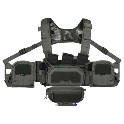 Blue Army Tactical Load Vest | Heavy Duty Military Utility Vest for Training & Outdoor Use