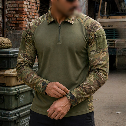 Blue Army Tactical T-Shirt – Full Sleeve