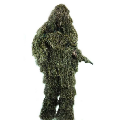 Blue Army One-Piece Ghillie Suit | Full Body Camouflage Suit for Jungle & Woodland Operations
