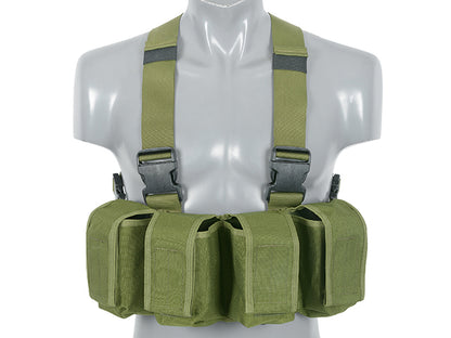 Indian Army Chest Rig w/ M16/AK47/M14 Pouches - Olive BLUE ARMY CLASSIC-MADE TO ORDER - MOQ 10