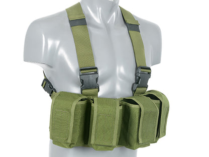 Indian Army Chest Rig w/ M16/AK47/M14 Pouches - Olive BLUE ARMY CLASSIC-MADE TO ORDER - MOQ 10