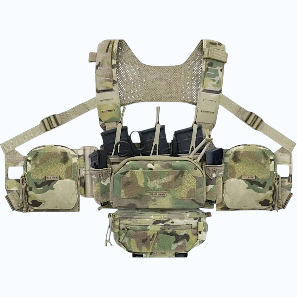 Blue Army Tactical Load Vest | Heavy Duty Military Utility Vest for Training & Outdoor Use
