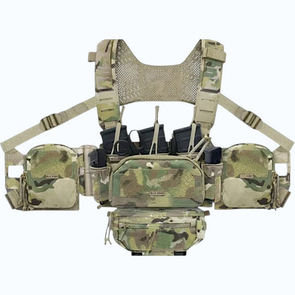 Blue Army Tactical Load Vest | Heavy Duty Military Utility Vest for Training & Outdoor Use