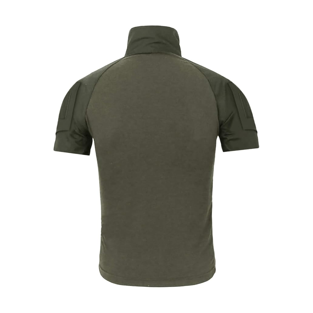 Tactical Half-Sleeve T-Shirt with Zipper & Sleeve Pockets