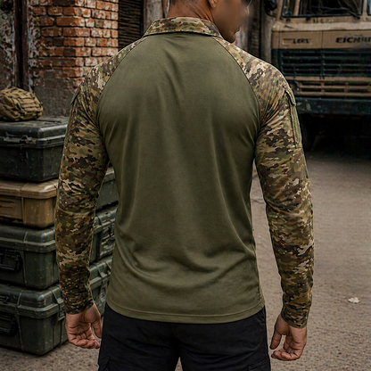 Blue Army Tactical T-Shirt – Full Sleeve