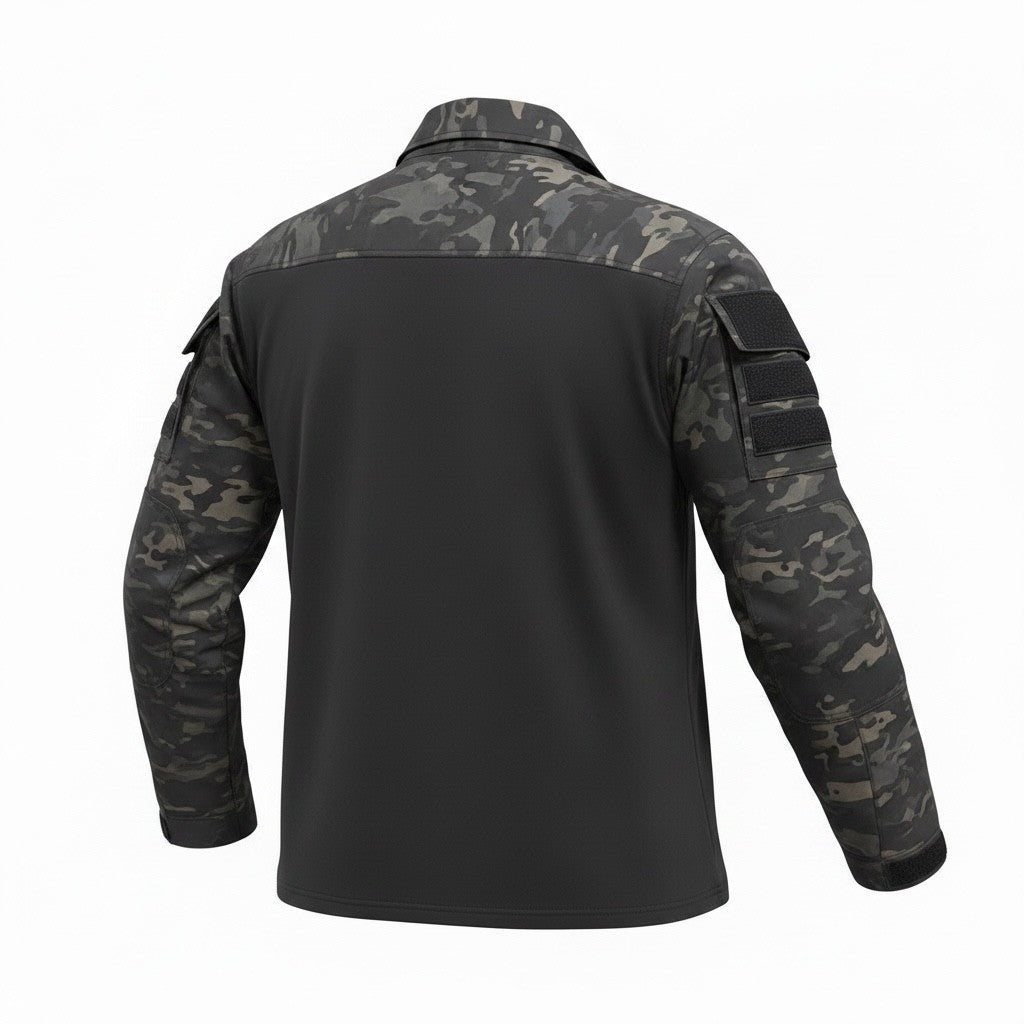 Blue Army Tactical Combat Shirt – Black Multicam