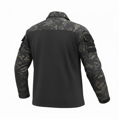 Blue Army Tactical Combat Shirt – Black Multicam