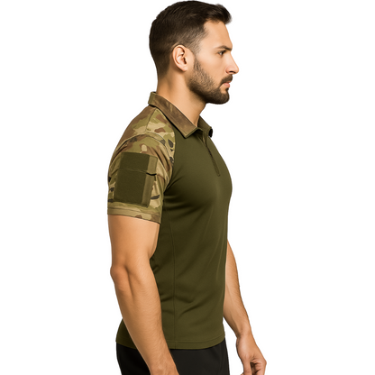 Outdoor Military-Style Camouflage Shirt – Quick Dry