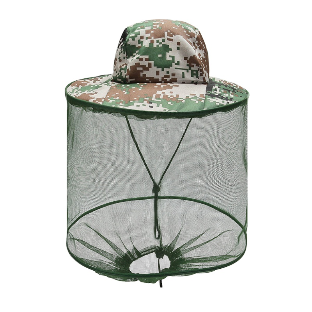 Camouflage Mosquito Net Hat Insect Protection for Outdoor & Camping
