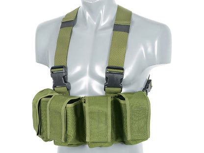 Indian Army Chest Rig w/ M16/AK47/M14 Pouches - Olive BLUE ARMY CLASSIC-MADE TO ORDER - MOQ 10