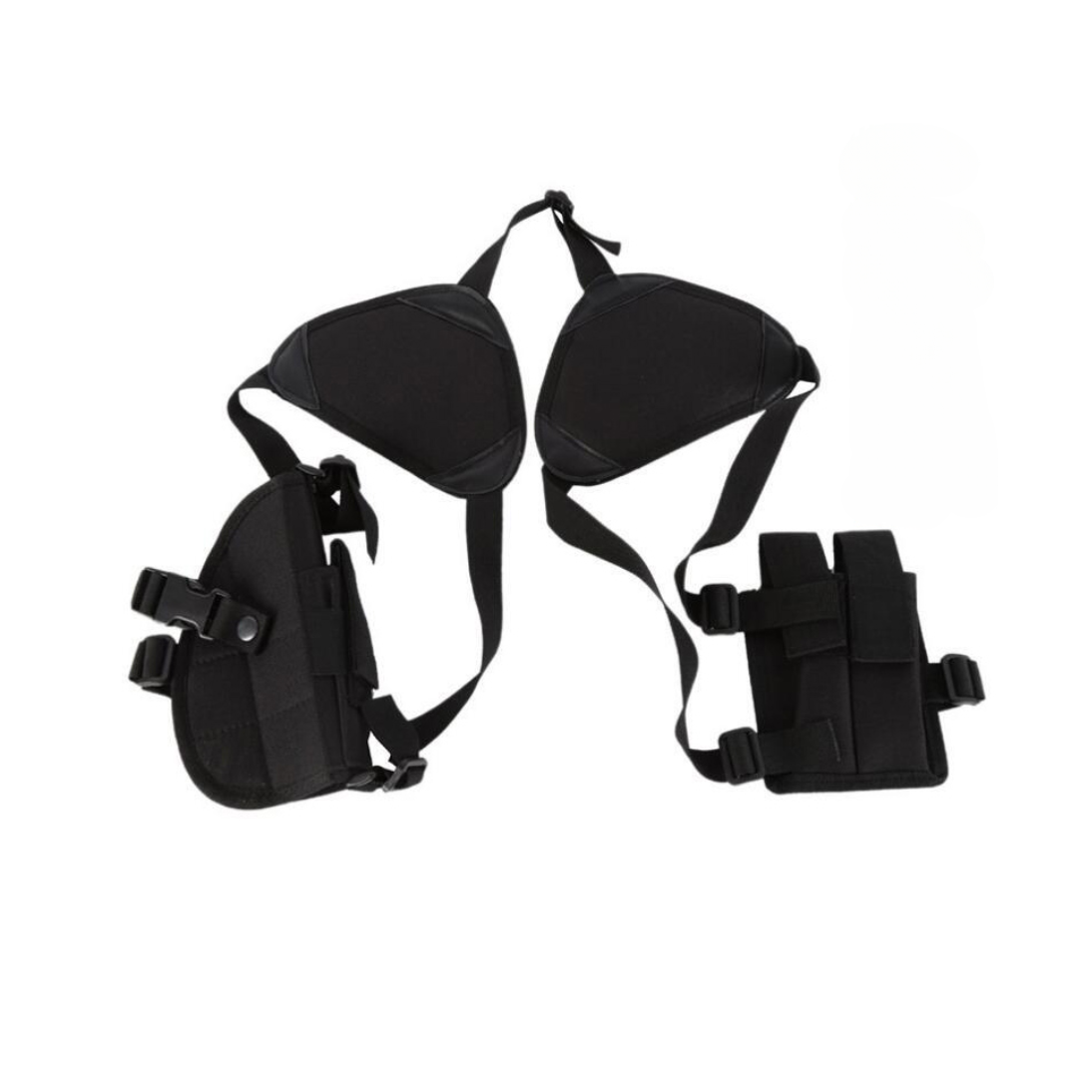 Tactical Shoulder Gun Holster with Magazine Pouch