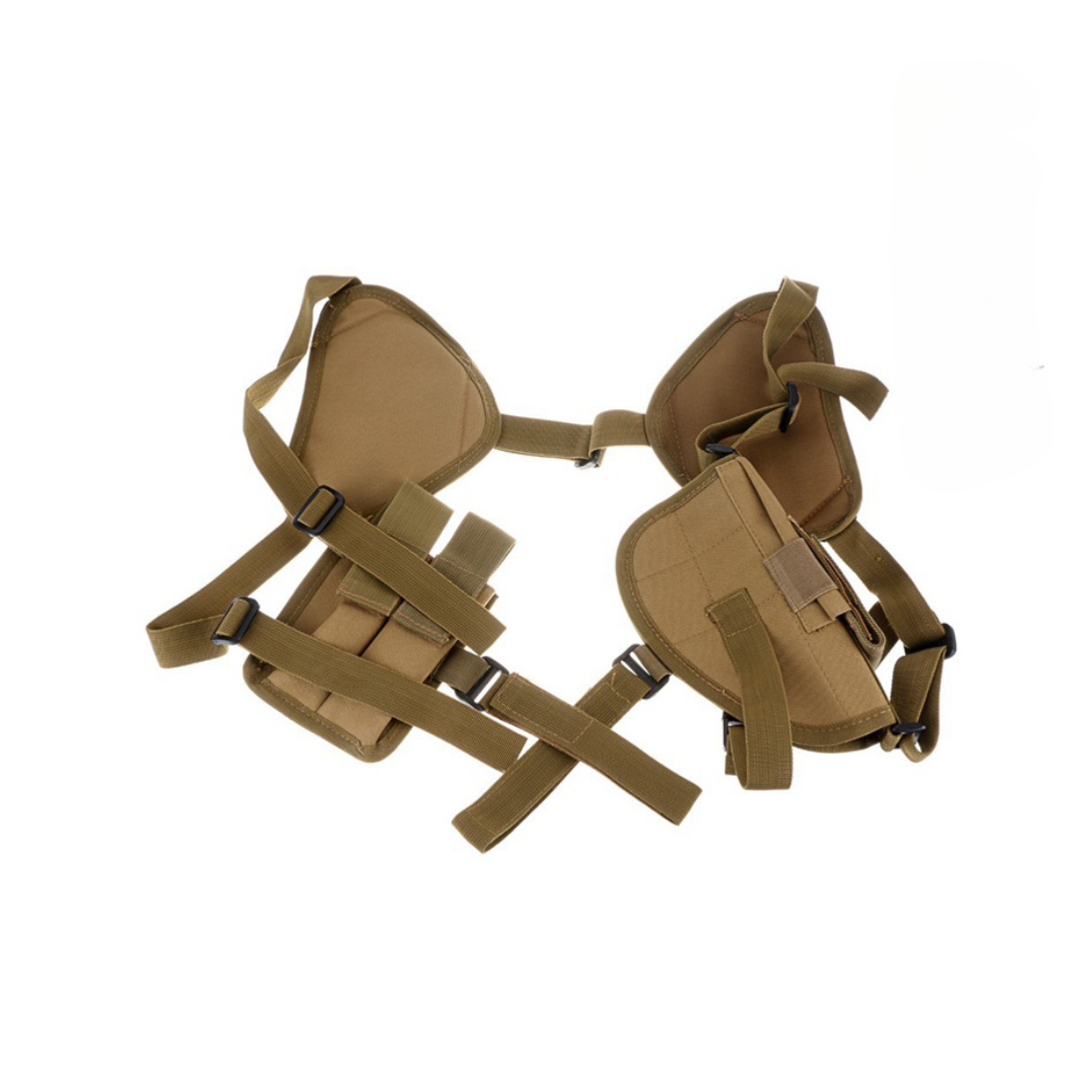Tactical Shoulder Gun Holster with Magazine Pouch
