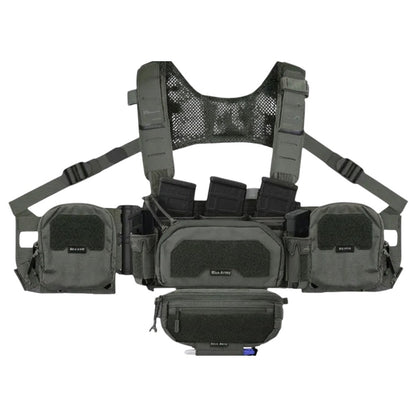 Blue Army Tactical Load Vest | Heavy Duty Military Utility Vest for Training & Outdoor Use