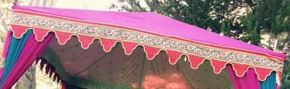 MADE TO ORDER - SHAMIYANA:TENTS: ANY SIZE - ANY COLOUR-ANY DESIGN