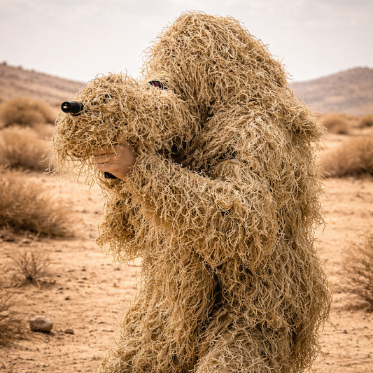 Blue Army Desert Sniper Ghillie Suit – Full Body Camo