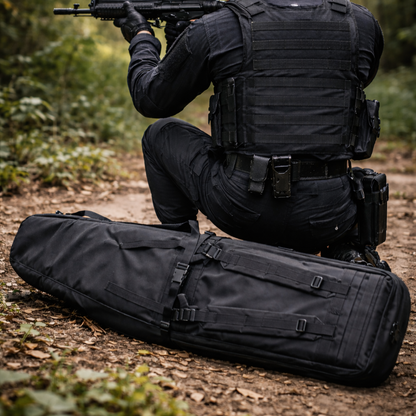 Tactical Padded Rifle Case – Multi-Compartment Storage & Easy Carry | BlueArmy