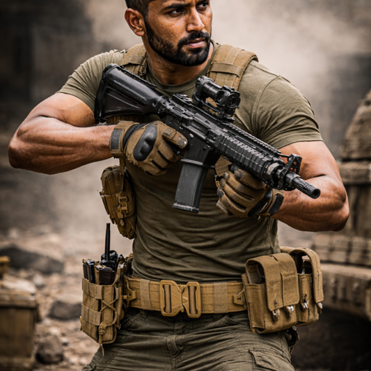 Modular Tactical Battle Belt System – 7 Piece MOLLE Kit