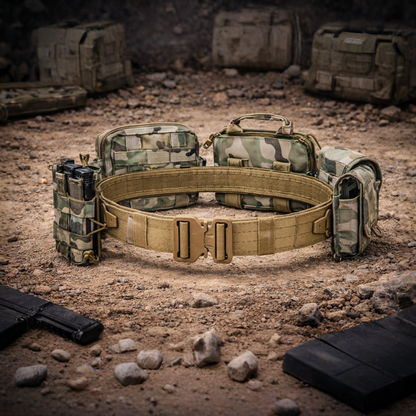 Modular Tactical Battle Belt System – 7 Piece MOLLE Kit