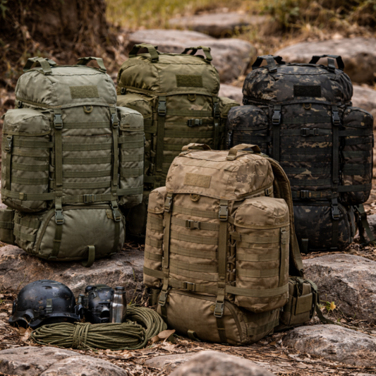 BLUE ARMY RUCKSACK 85L